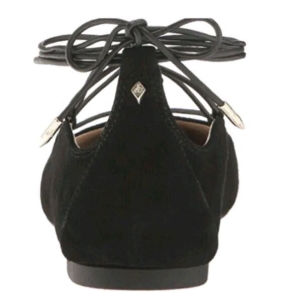 SAM EDELMAN FLYNT ANKLE STRAP TIE BALLET SUEDE LEATHER FLAT SHOE - Picture 15 of 15